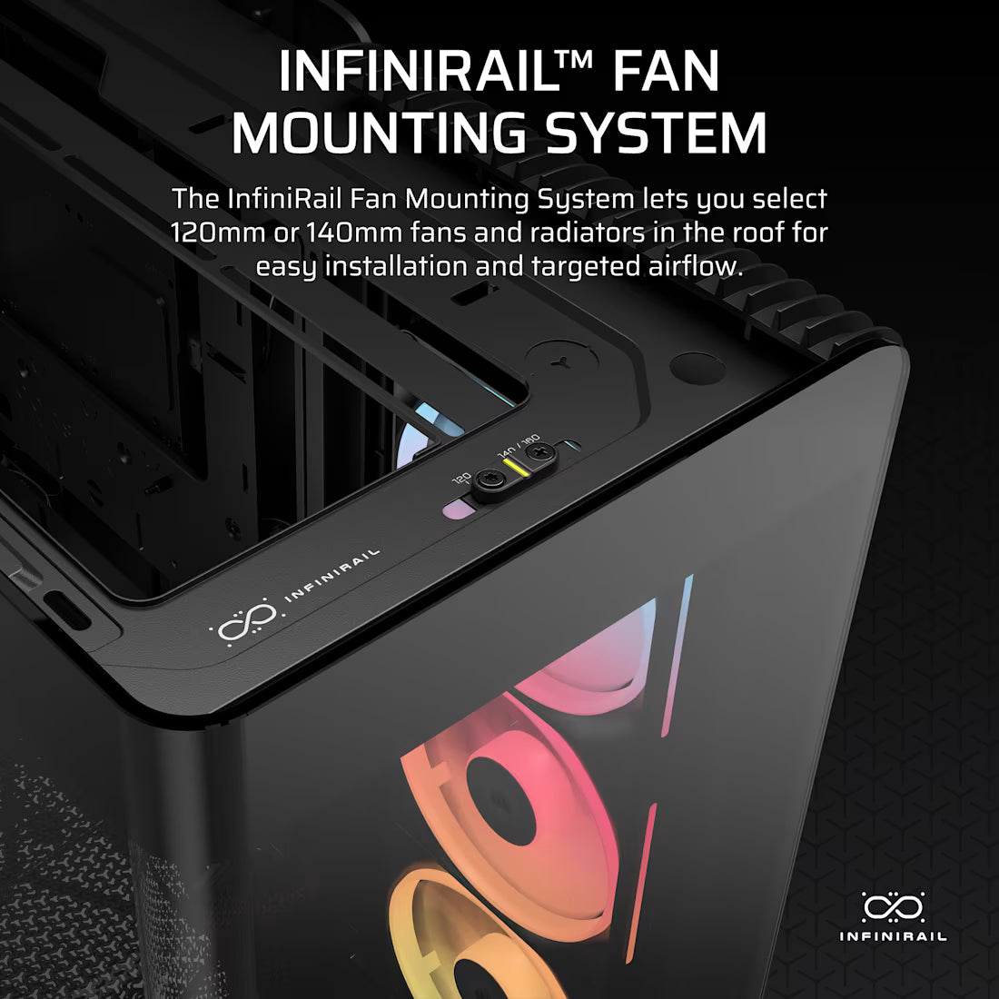 FRAME 4500X LX-R RGB iCUE LINK Panoramic Glass Mid-Tower PC Case