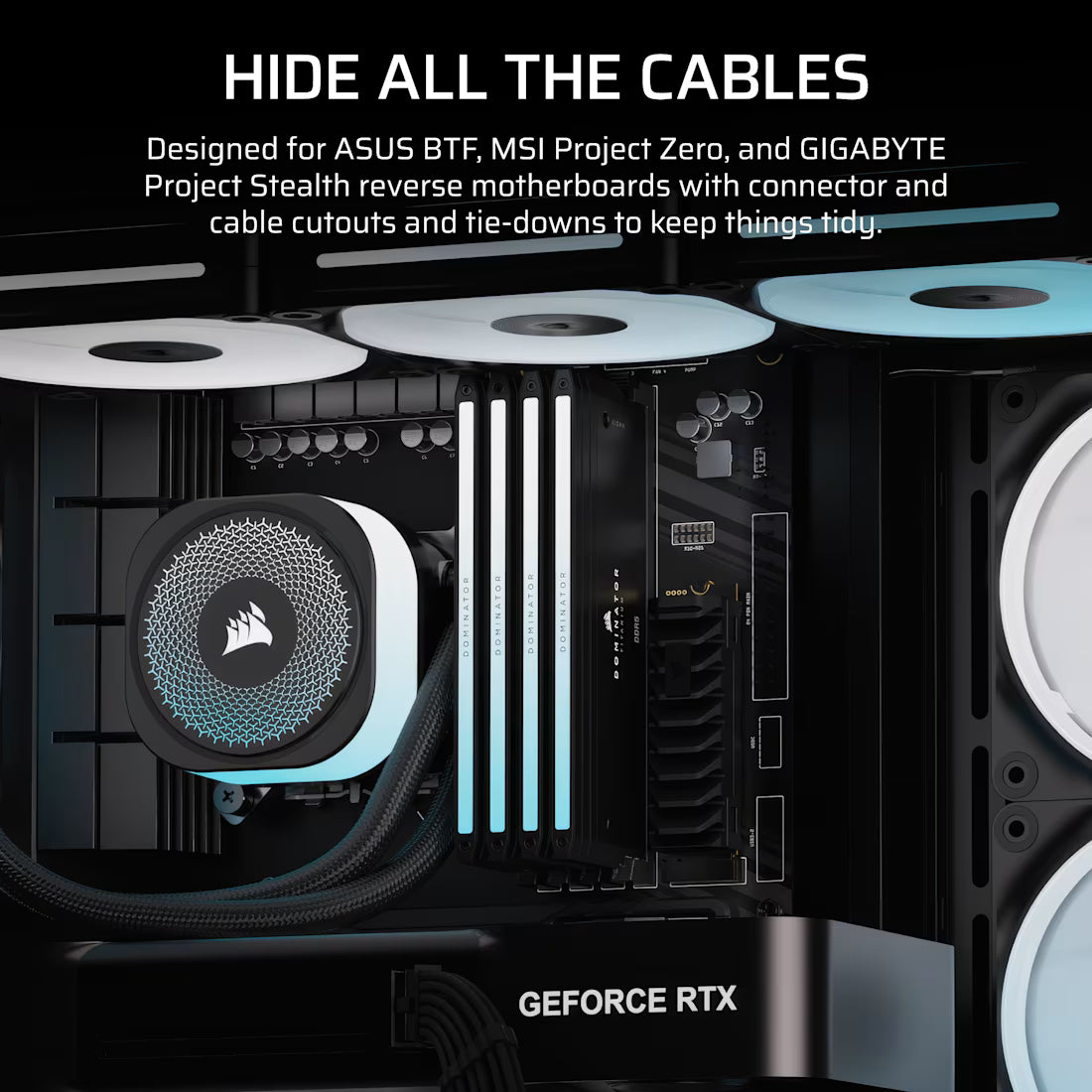 FRAME 4500X LX-R RGB iCUE LINK Panoramic Glass Mid-Tower PC Case