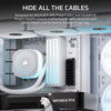 FRAME 4500X LX-R RGB iCUE LINK Panoramic Glass Mid-Tower PC Case - White