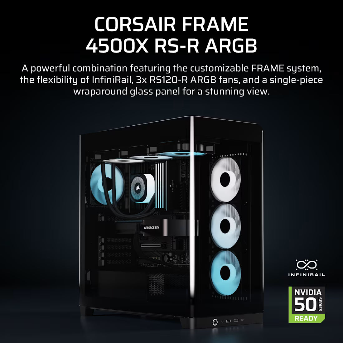 FRAME 4500X RS-R ARGB Panoramic Glass Mid-Tower PC Case