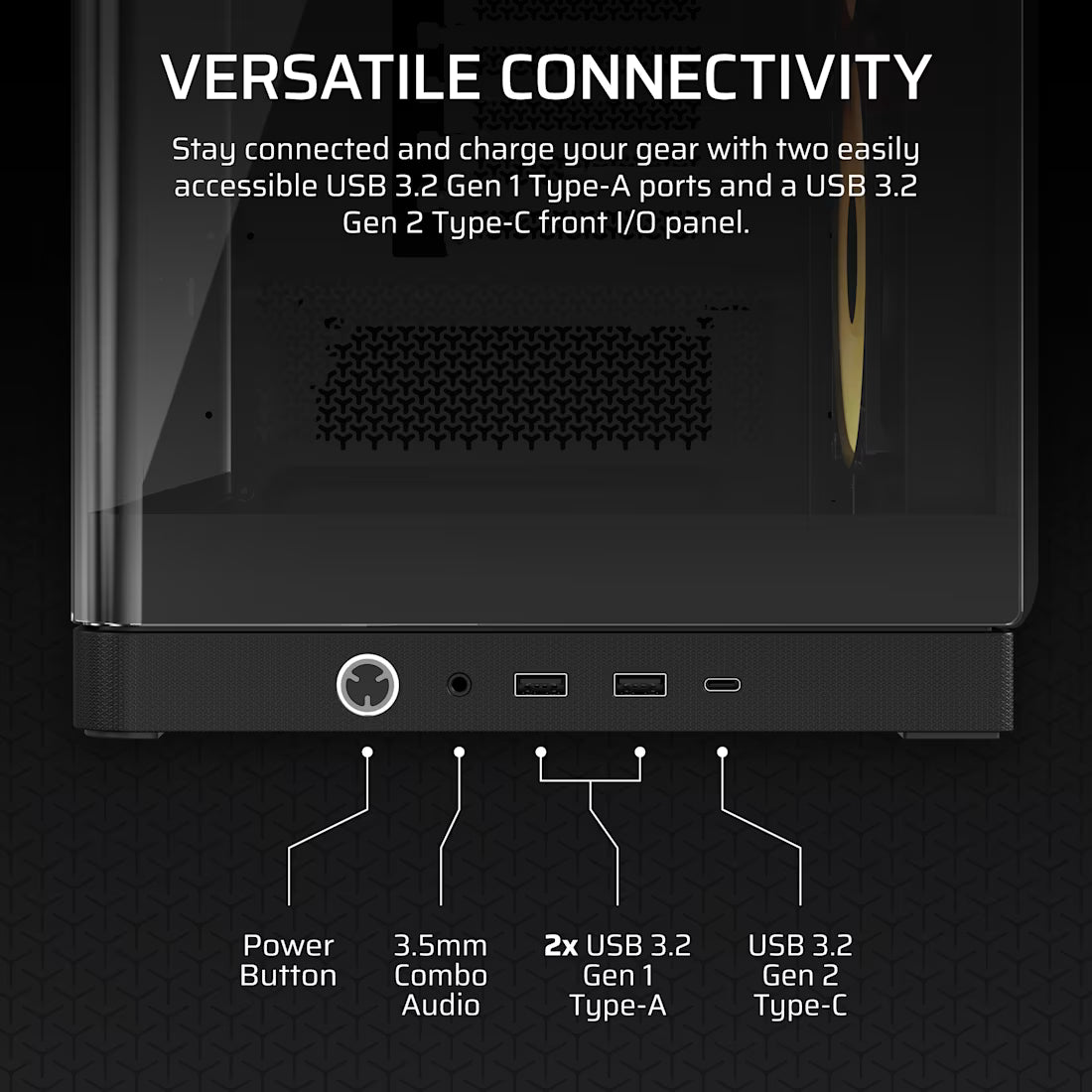 FRAME 4500X RS-R ARGB Panoramic Glass Mid-Tower PC Case