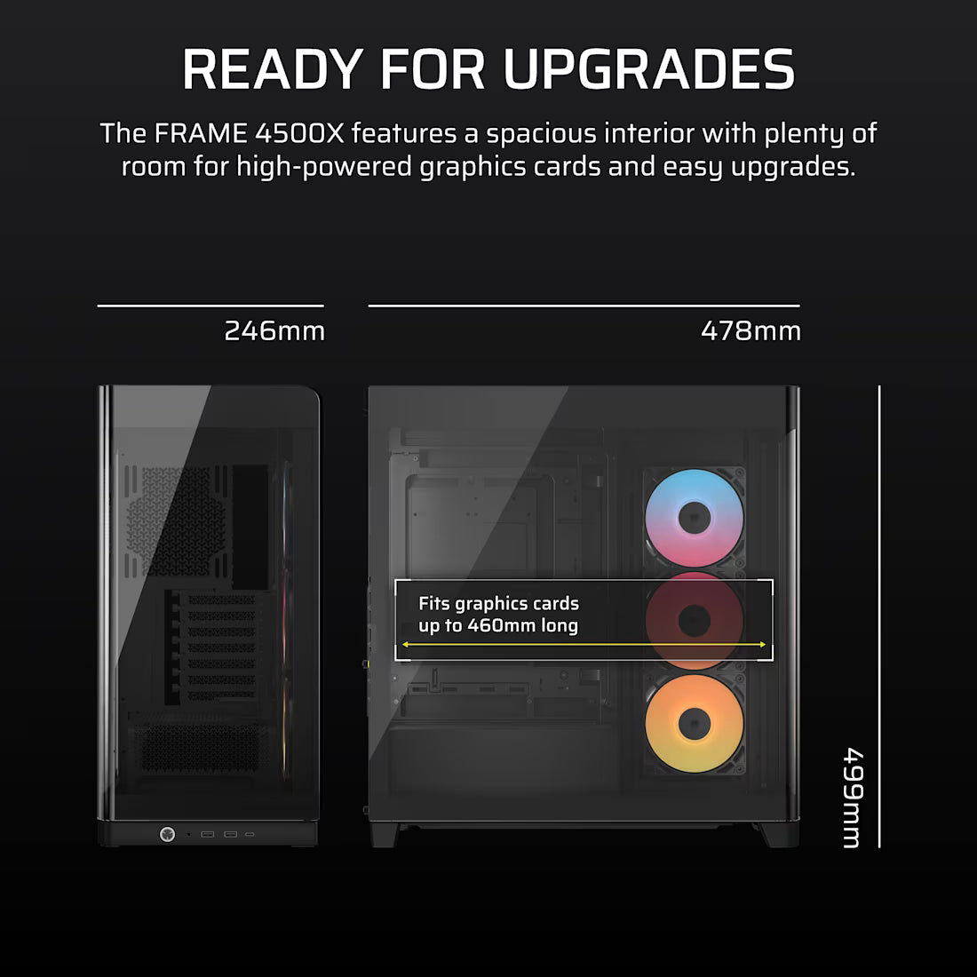 FRAME 4500X RS-R ARGB Panoramic Glass Mid-Tower PC Case