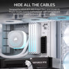 FRAME 4500X RS-R ARGB Panoramic Glass Mid-Tower PC Case - White