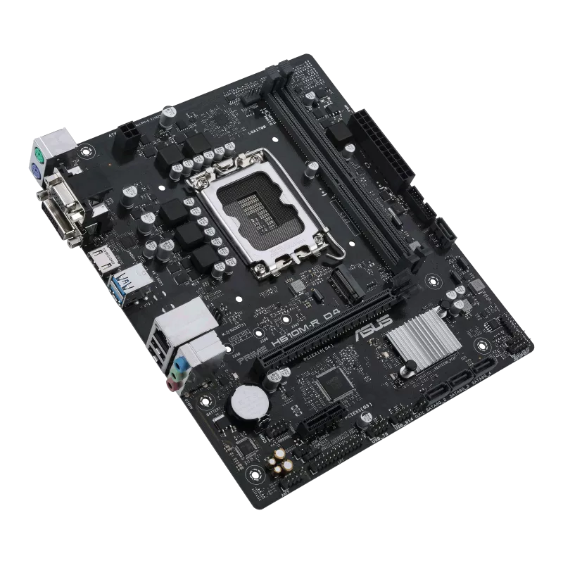 ASUS PRIME H610M-R D4, Intel, LGA 1700, Intel® Celeron®, Intel® Core™ i3, Intel® Core™ i5, Intel® Core™ i7, Intel® Core™ i9, Intel Pentium G, LGA 1700, DDR4-SDRAM, 64 GB