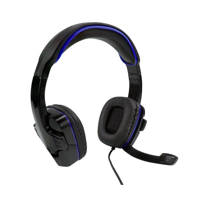 Sparkfox PS4 SF1 Stereo Headset - Black and Blue - TecAfrica Solutions