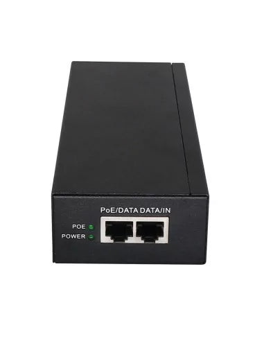 Gigabit Power over Ethernet (PoE) 55V, 1.63Amp 90 Watt (2 x RJ45) & Cord.
