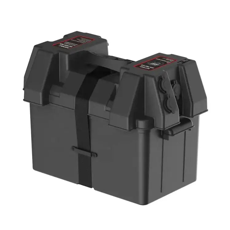 Portable Battery Box 1 - 2x12VDC Power Sockets 2x5V USB LED Voltmeter