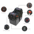 Portable Battery Box 1 - 2x12VDC Power Sockets 2x5V USB LED Voltmeter