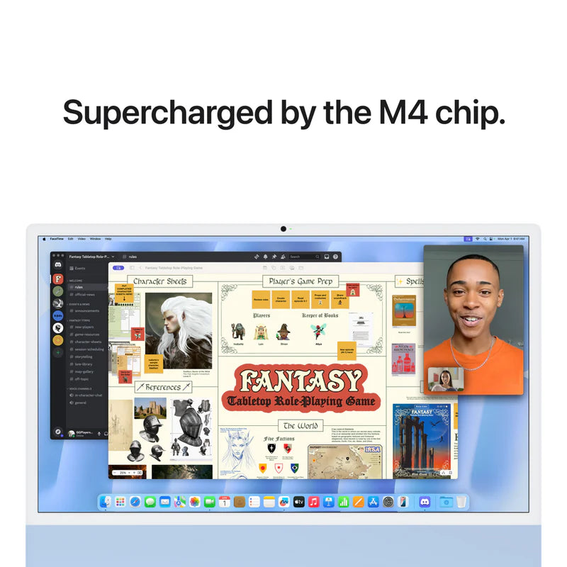 24-inch iMac M4-Chip with 10-core CPU - 10-core GPU 16GB | 512GB - Blue