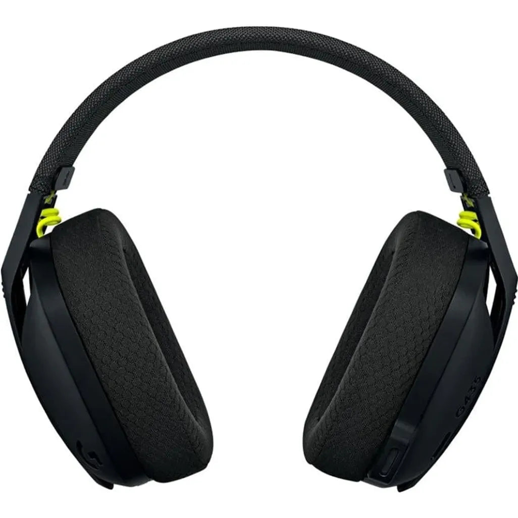 LOGITECH G435 LIGHTSPEED WIRELESS GAMING HEADSET WITH BT - BLACK & YELLOW