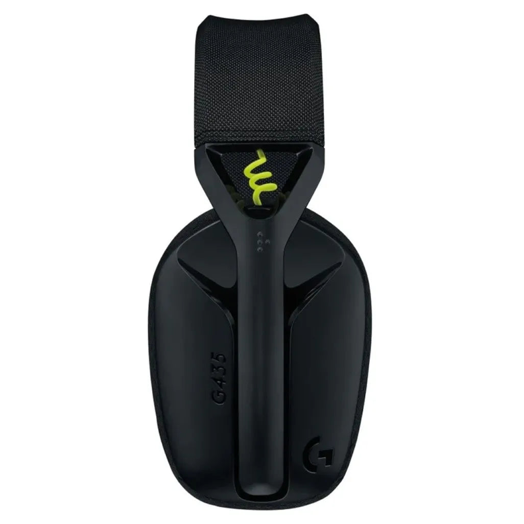 LOGITECH G435 LIGHTSPEED WIRELESS GAMING HEADSET WITH BT - BLACK & YELLOW
