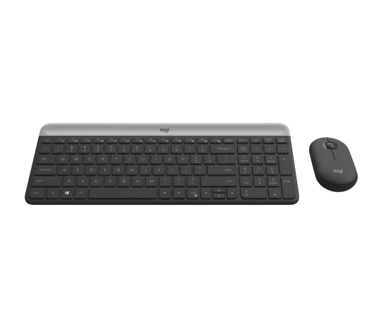 Logitech - MK470 Wireless Keyboard and Mouse Combo - Graphite