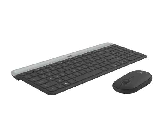 Logitech - MK470 Wireless Keyboard and Mouse Combo - Graphite