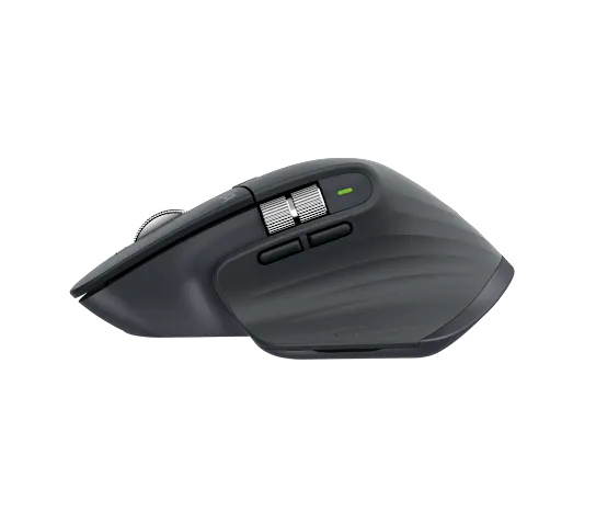 Logitech - MX Master 3S Performance - Wireless Rechargeable USB-C 500Mah Battery - Graphite