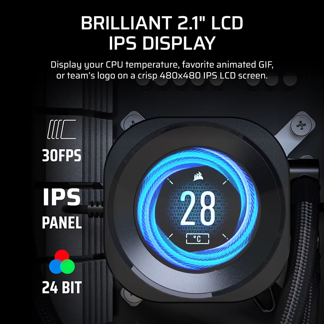 NAUTILUS 240 RS LCD Liquid CPU Cooler