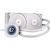 NAUTILUS 240 RS LCD Liquid CPU Cooler - White