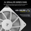 NAUTILUS 240 RS LCD Liquid CPU Cooler - White