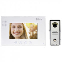 NICE 7 Colour Video Intercom Kit incl Die Cast Aluminium Gate Station