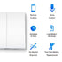 TP-Link Tapo S220 Smart 868MHz Light Switch 2-Gang 1-Way, No Neutral required