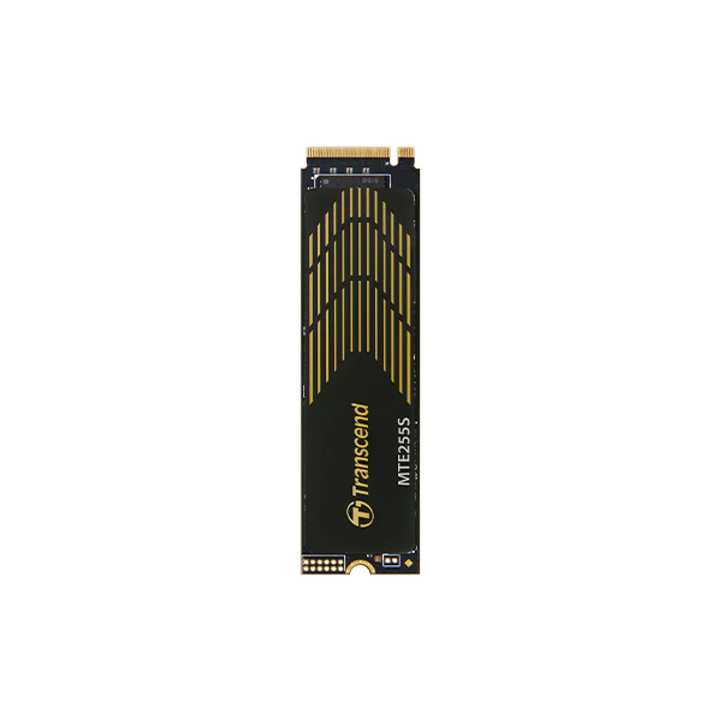 TRANSCEND 2TB MTE255S PCI-E GEN 4X4 M.2 NVMe 2280 SSD 3D NAND -7400 MB/s Read 6500 MB/s Write- Graphen Heat Spreader -1200TBW