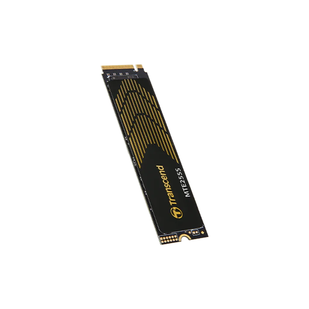 TRANSCEND 2TB MTE255S PCI-E GEN 4X4 M.2 NVMe 2280 SSD 3D NAND -7400 MB/s Read 6500 MB/s Write- Graphen Heat Spreader -1200TBW