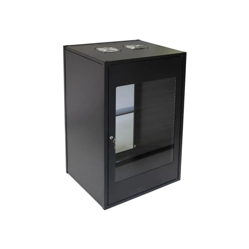 RCT Cabinet Wallmount PC 4U 600Wx450D; Glass Door;50kg load