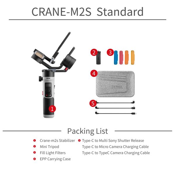 Zhiyun Crane-M2 S Gimbal Stabilizer - TecAfrica Solutions