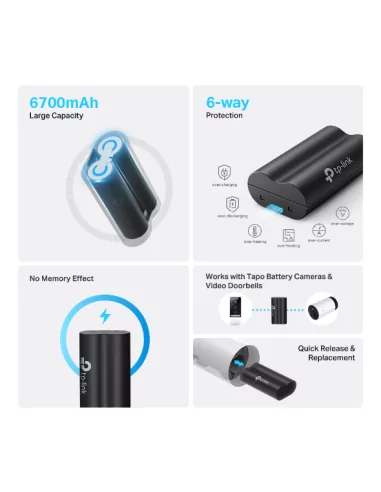 TP-Link Tapo Battery Pack for Tapo C420 Cameras | Tapo A100