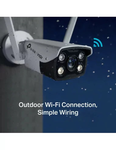 TP-Link VIGI 4MP Outdoor Full-Color Wi-Fi Bullet Network Camera