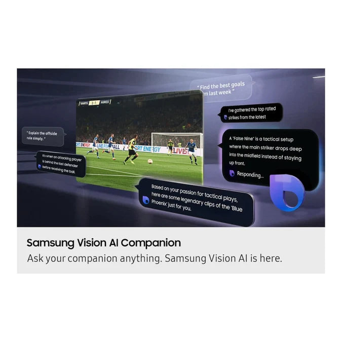 Samsung M70H 75-inch 4K UHD Mini LED Vision AI Smart TV