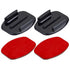 PULUZ 2 Flat Surface Mounts + 2 Adhesive Mount Stickers
