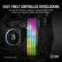 Corsair VENGEANCEÂ® RGB AMD EXPO64GB (2 x 32GB) DDR5 DRAM 5200MHz C40 Memory Kit; 40-40-40-77; 1.25V; Cool Grey.