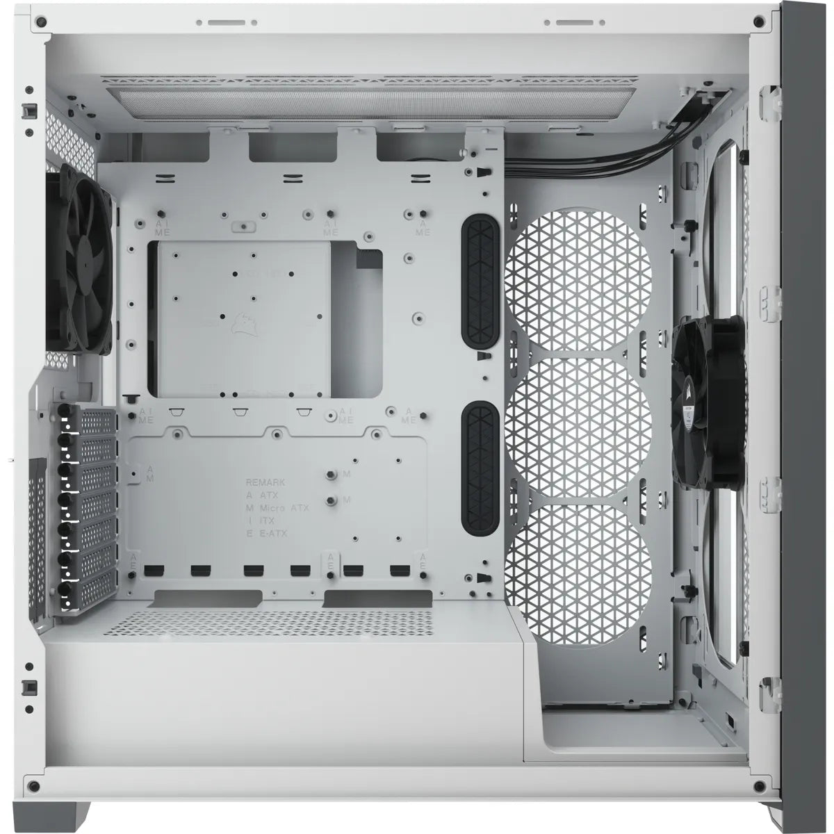 5000D RGB Airflow Tempered Glass Mid-Tower; White - TecAfrica Solutions