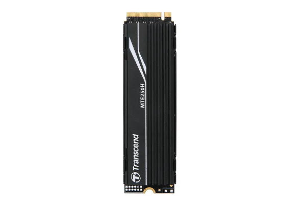 TRANSCEND 1TB MTE250S PCI-E  GEN 4X4 M.2 NVMe 2280 SSD 3D TLC -7500 MB/s Read 6700 MB/s Write- with Heat Sink -780TBW