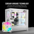 CORSAIR AF ELITE Series; AF120 RGB ELITE WHITE; 120mm Fluid Dynamic RGB Fan with AirGuide; Single Pack