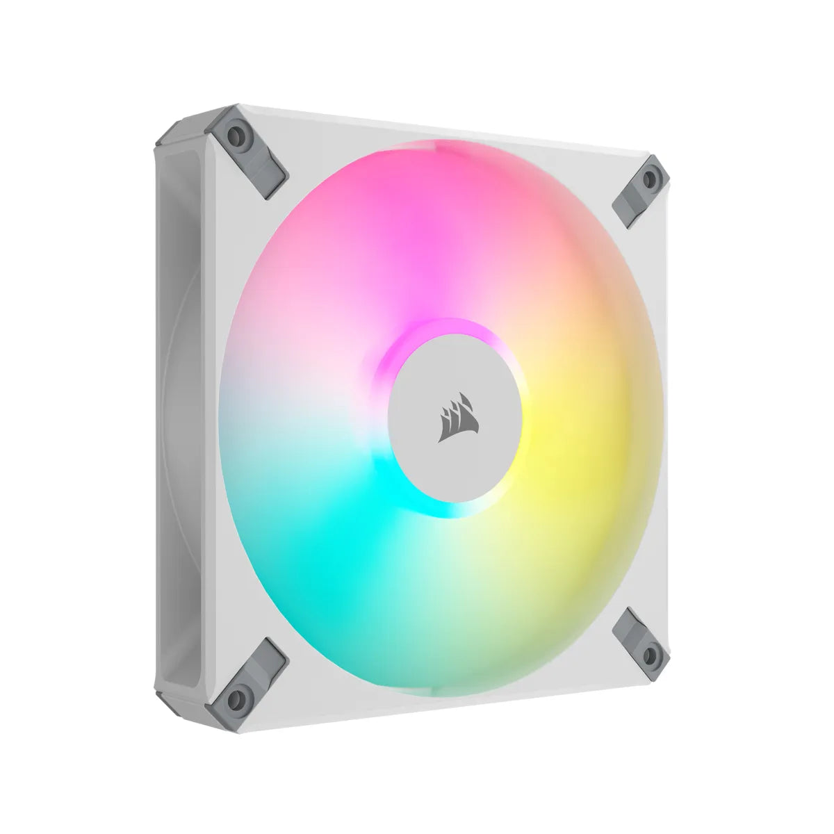 CORSAIR AF ELITE Series; AF140 RGB ELITE WHITE; 140mm Fluid Dynamic RGB Fan with AirGuide; Single Pack - TecAfrica Solutions
