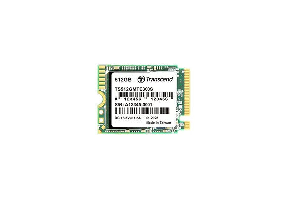 Transcend 512GB MTE300S PCI-E GEN 3x4 M.2 2230 SSD 3D TLC - 2000 MB/s Read 1100 MB/s Write - 200 TBW