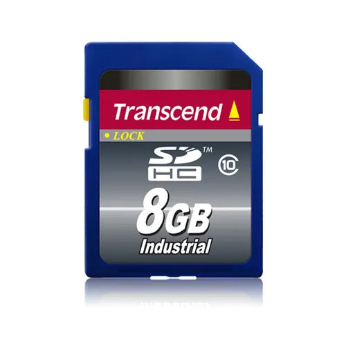 TRANSCEND 8GB INDUSTRIAL SDHC CLASS10 CARD - MLC