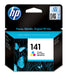 HP 141 Tri-color Original Ink Cartridge;~170 pages.