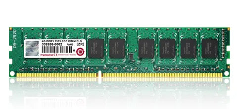 TRANSCEND 4GB DDR3-1600 ECC DIMM CL11 1RX8