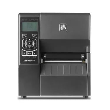TT Printer ZT230; 203 dpi; Euro and UK cord; Serial; USB; Int 10/100; Cutter with Catch Tray