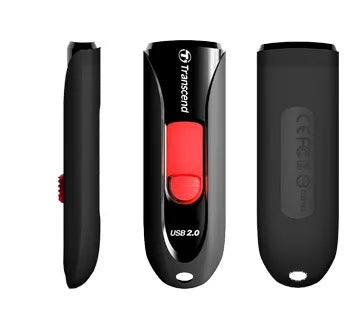 TRANSCEND 64GB JF590K USB2.0 CAPLESS FLASH DRIVE