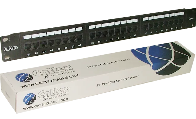 RCT 24 PORT CAT5E UTP PATCH PANEL - TecAfrica Solutions