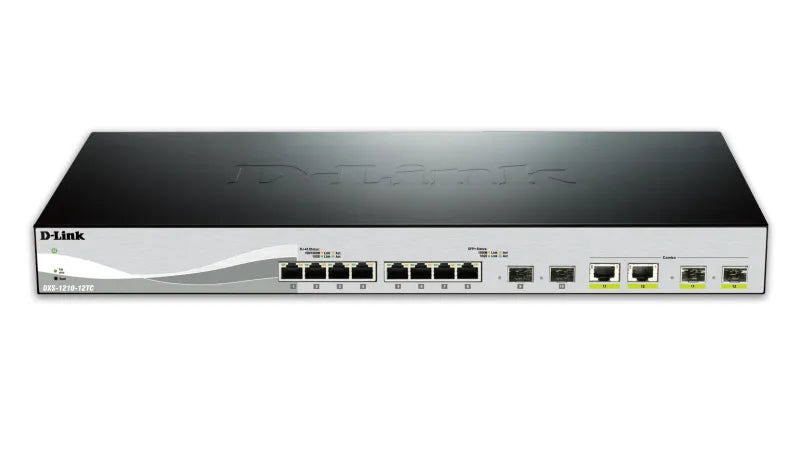 D-Link 8*10GBASE-T + 2*SFP+ + 2*10GBASE-T/SFP+ com - TecAfrica Solutions