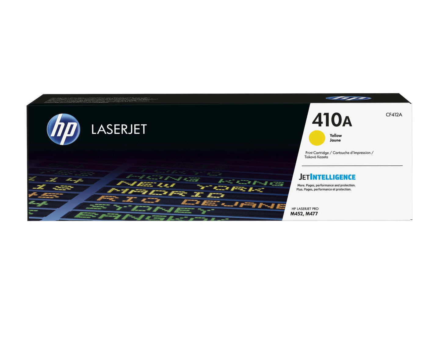 HP 410A Yellow Original LaserJet Toner Cartridge;2;300 pages. (Color LaserJet Pro M452/MFP M477).