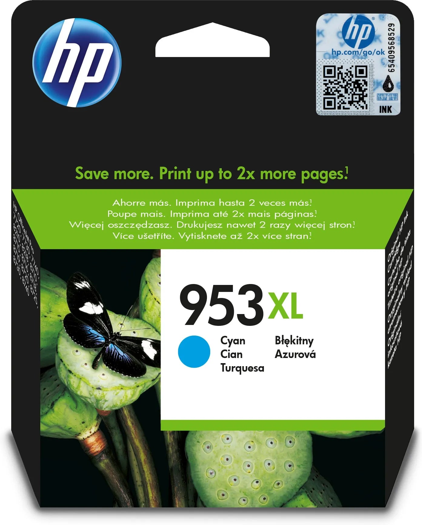 HP 953XL High Yield Cyan Original Ink Cartridge;~1;600 pages. (HP OfficeJet Pro 8710 /  8720 /  8725 / 8730 / 8740). - TecAfrica Solutions