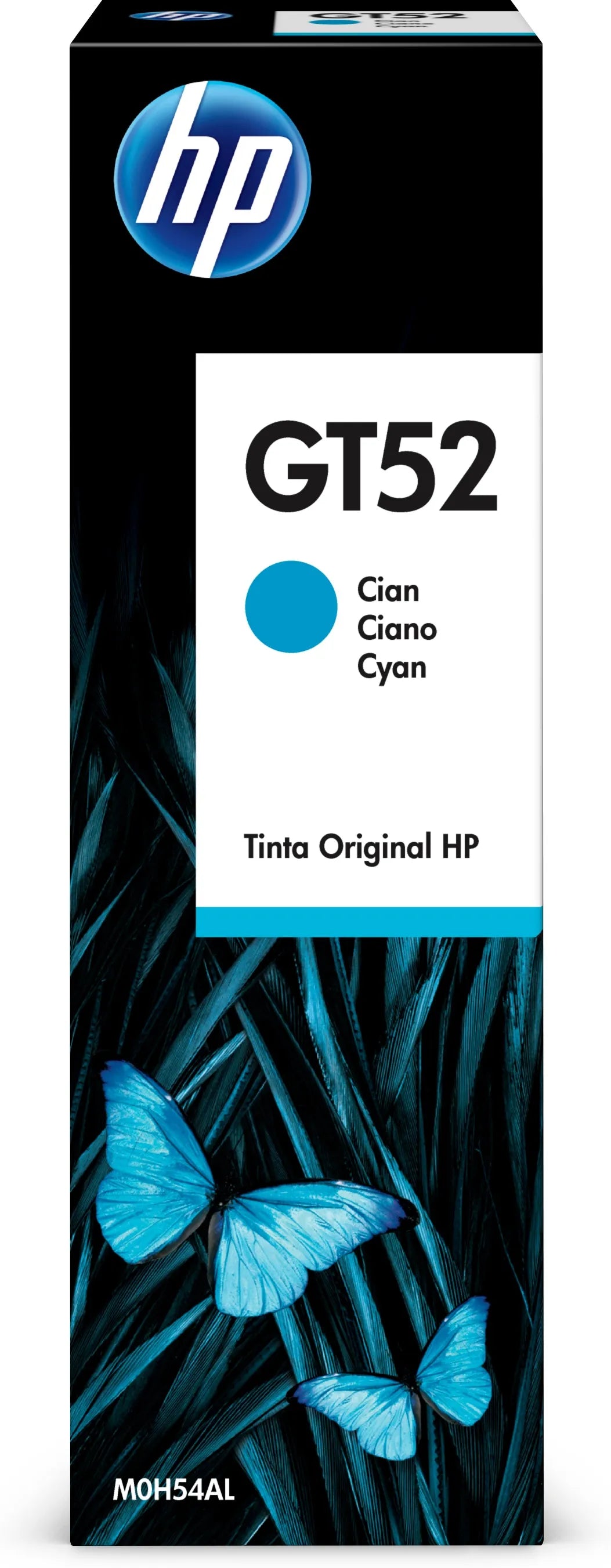 HP GT52 Cyan Original Ink Bottle;~8;000 pages