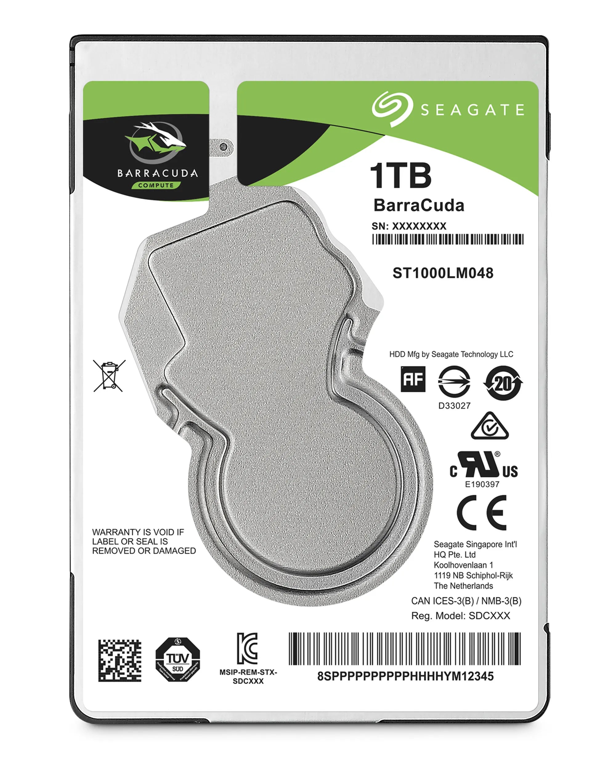Seagate Barracuda 1TB; 2.5'' Notebook Drive; SATA 6GB/s; RPM 5400; 128MB Cache - TecAfrica Solutions