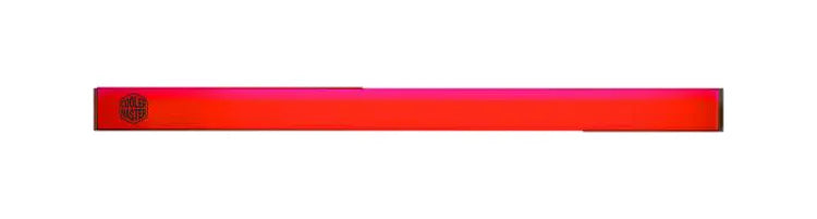 COOLER MASTER UNIVERSAL MAGNETIC LED LIGHT STRIP; RED; 2 PIECES; SATA POWER.