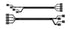 Intel 725mm long; bundled cable kit (2 cables included) straight OCuLink SFF-8611 connectors to straight/right angle OCuLink SFF